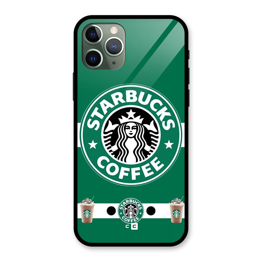Ribbon StarBucks Glass Back Case for iPhone 11 Pro