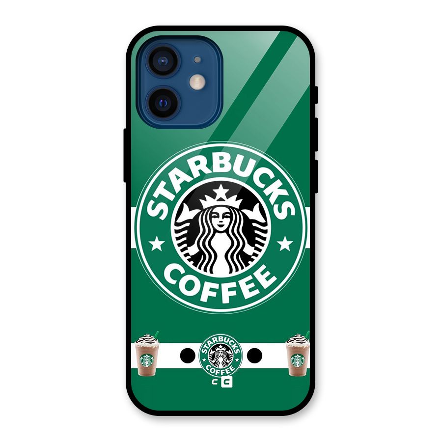 Ribbon StarBucks Glass Back Case for iPhone 12 Mini