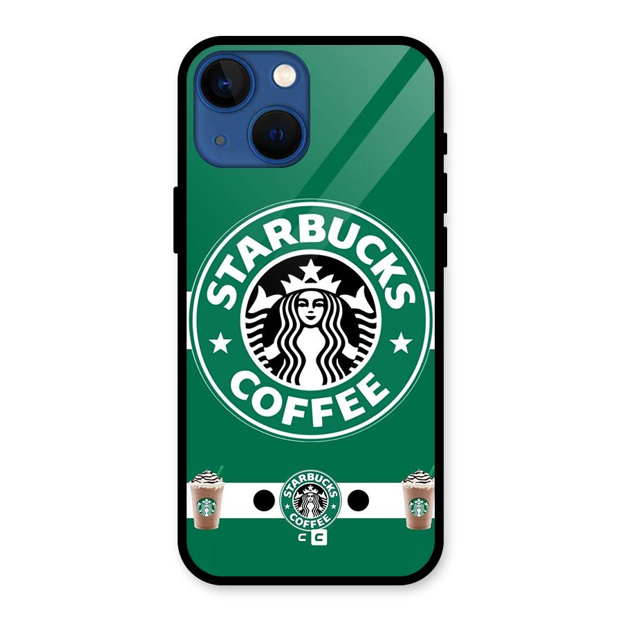 Ribbon StarBucks Glass Back Case for iPhone 13 Mini