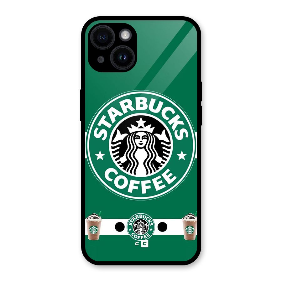 Ribbon StarBucks Glass Back Case for iPhone 14