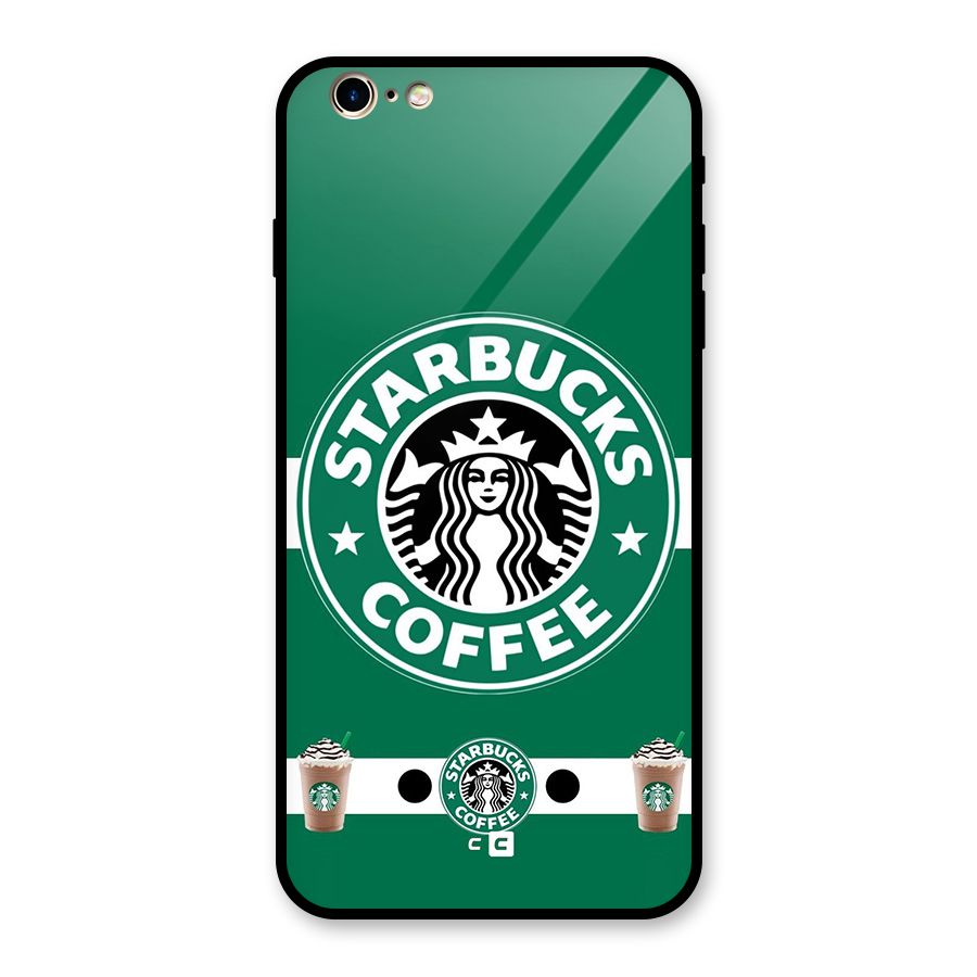 Ribbon StarBucks Glass Back Case for iPhone 6 Plus 6S Plus