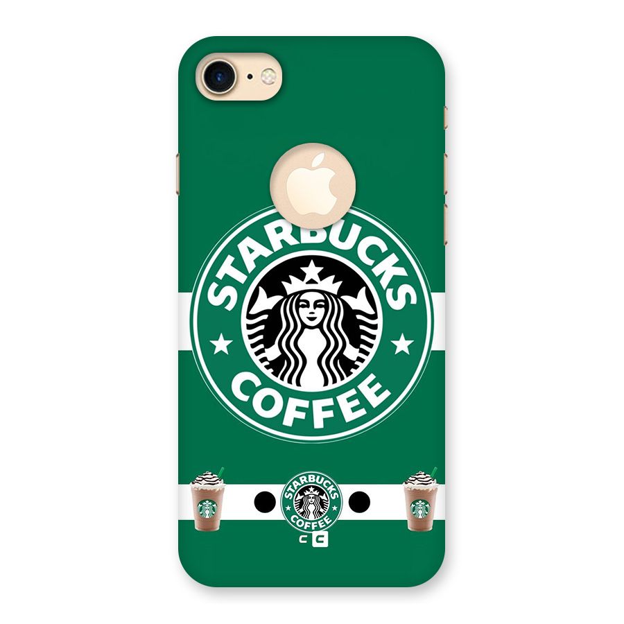 Ribbon StarBucks Back Case for iPhone 7 Logo Cut