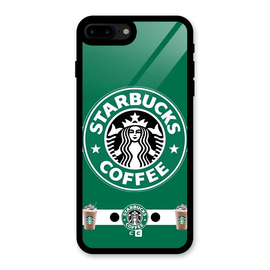 Ribbon StarBucks Glass Back Case for iPhone 8 Plus