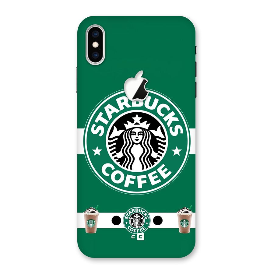 Ribbon StarBucks Back Case for iPhone XS Max Apple Cut