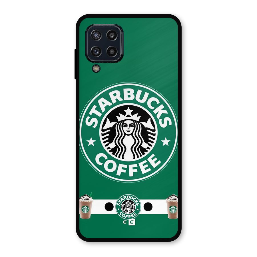 Ribbon StarBucks Metal Back Case for Galaxy M32