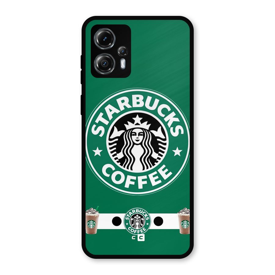 Ribbon StarBucks Metal Back Case for Moto G13