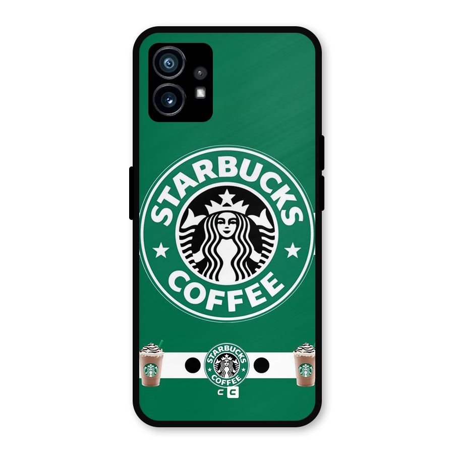 Ribbon StarBucks Metal Back Case for Nothing Phone 1