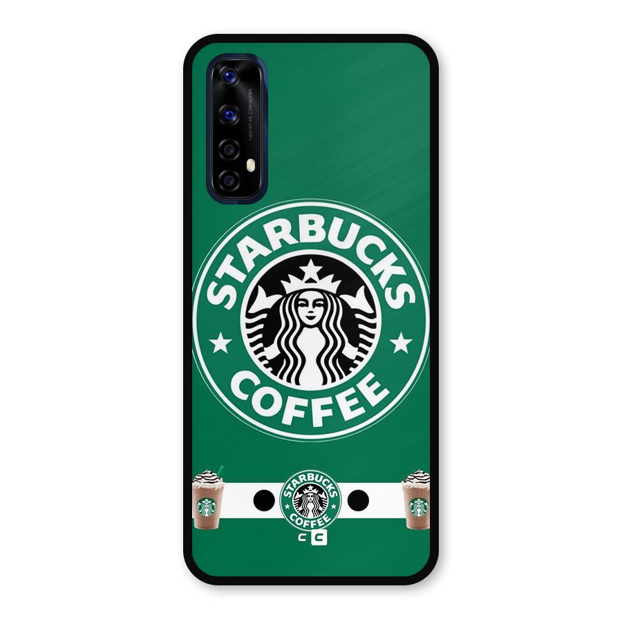Ribbon StarBucks Metal Back Case for Realme 7