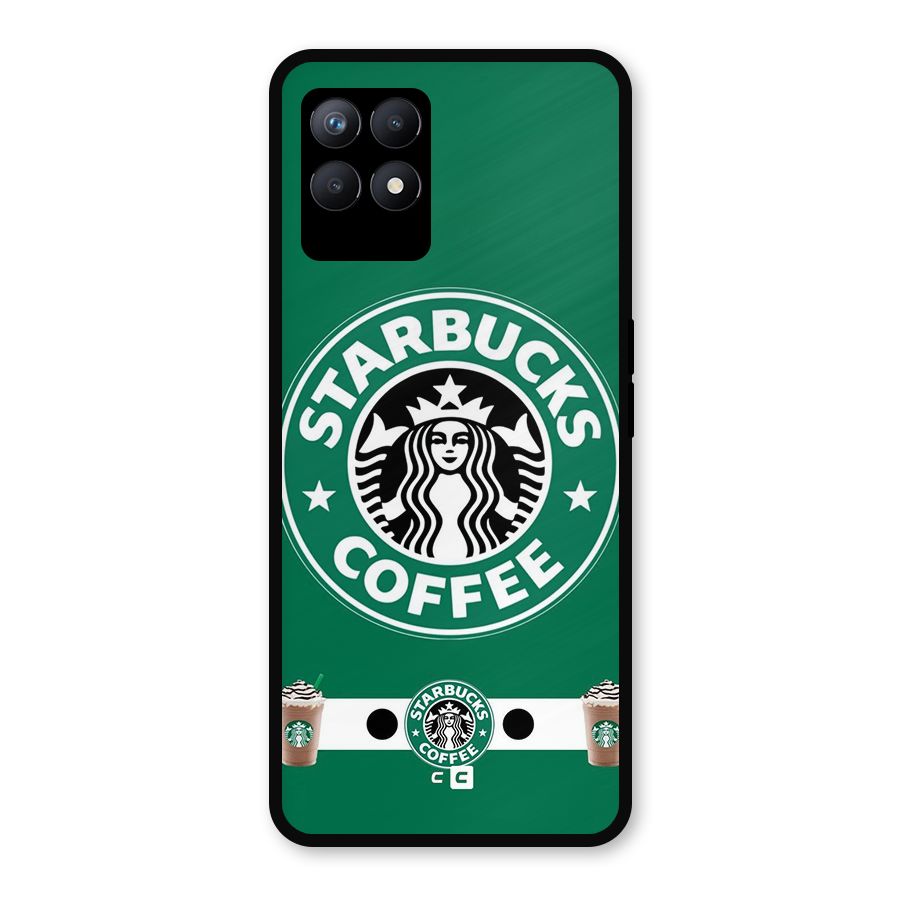 Ribbon StarBucks Metal Back Case for Realme Narzo 50