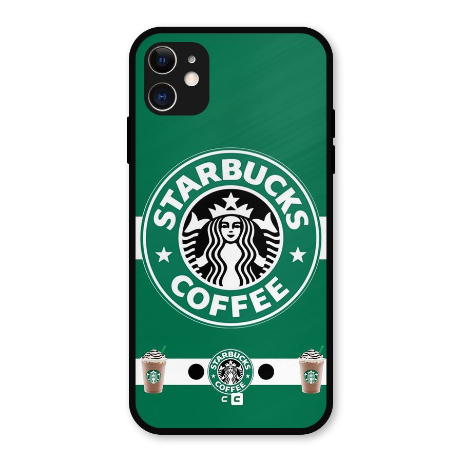Ribbon StarBucks Metal Back Case for iPhone 11