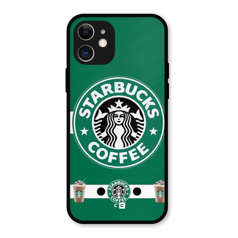 Ribbon StarBucks Metal Back Case for iPhone 12