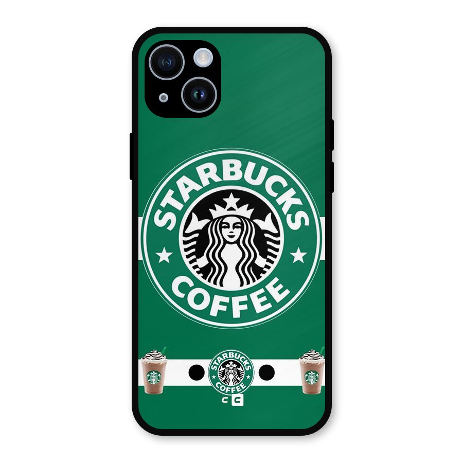 Ribbon StarBucks Metal Back Case for iPhone 14