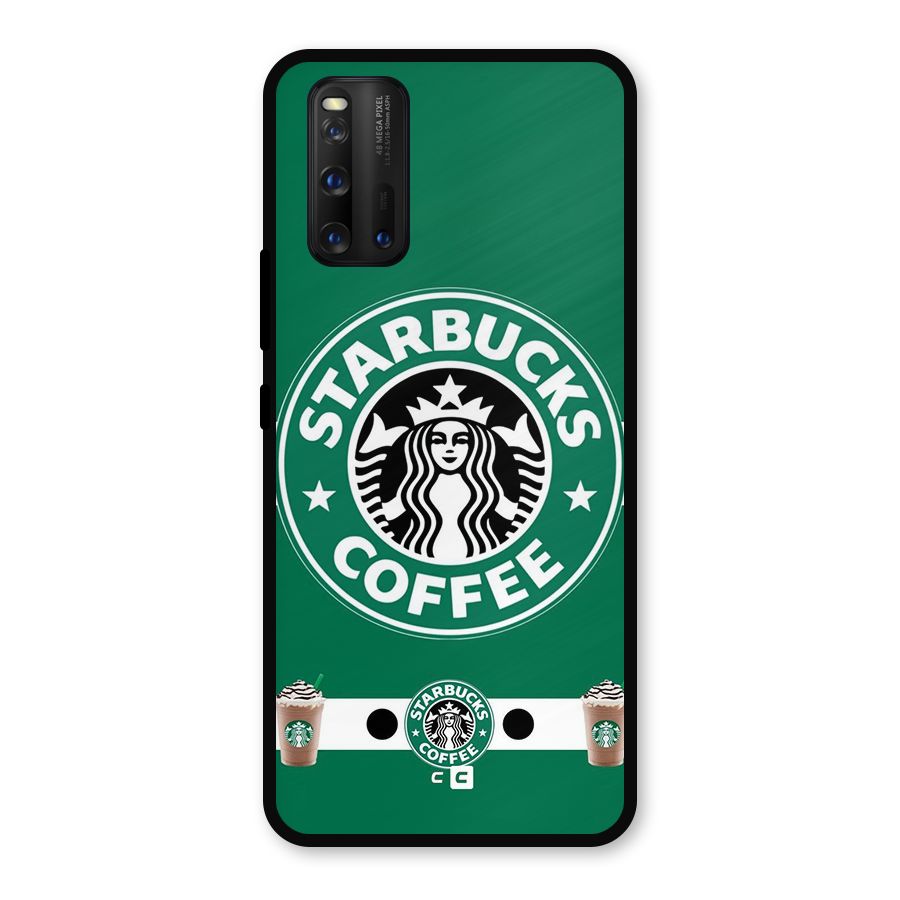 Ribbon StarBucks Metal Back Case for iQOO 3
