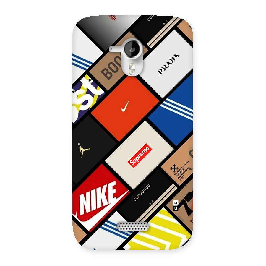 Rich Boxes Back Case for Canvas HD A116