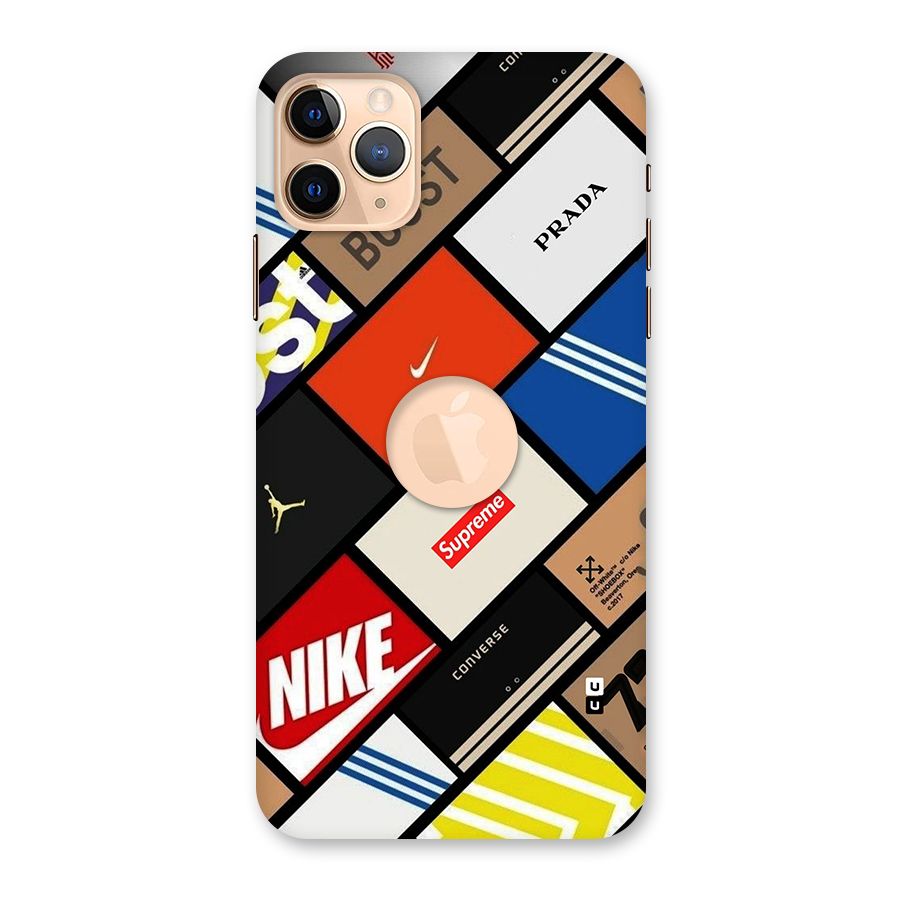 Rich Boxes Back Case for iPhone 11 Pro Max Logo Cut