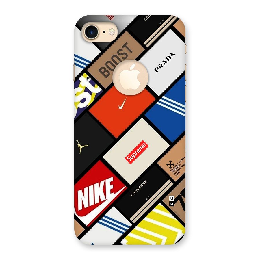Rich Boxes Back Case for iPhone 7 Logo Cut
