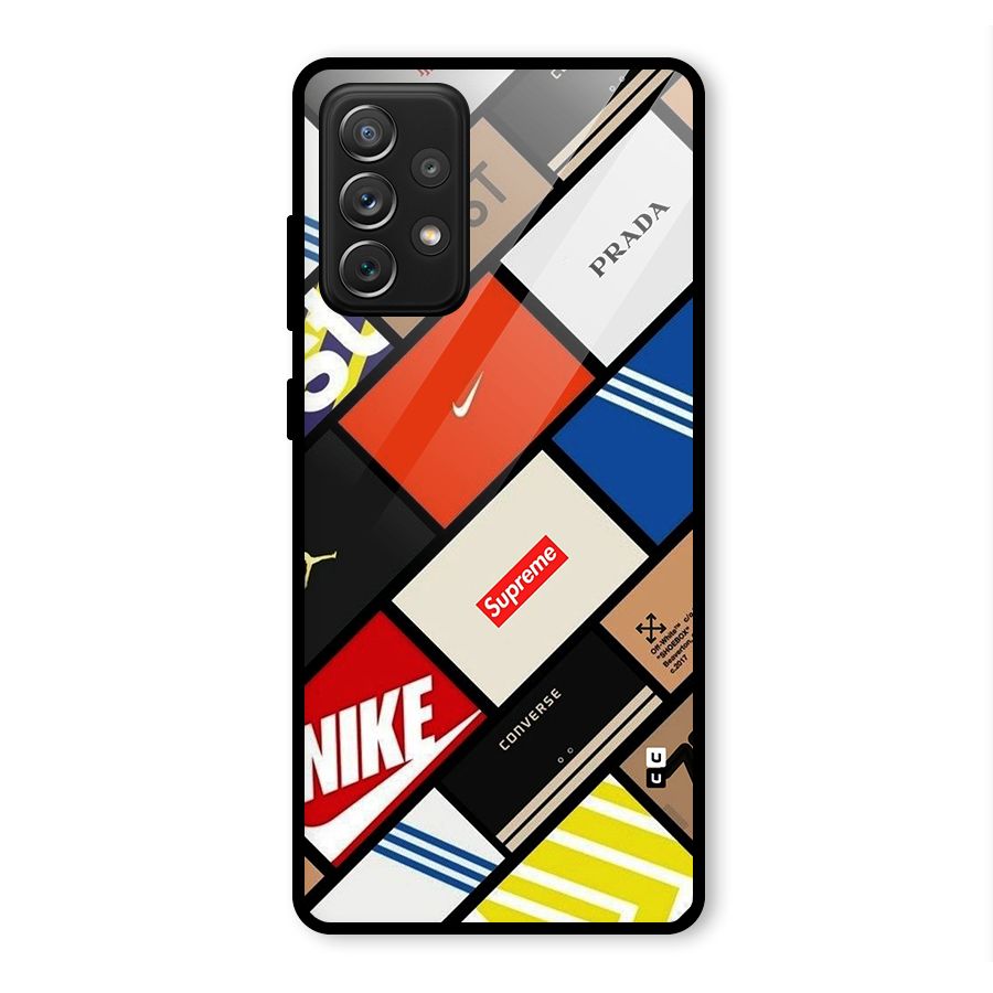 Rich Boxes Glass Back Case for Galaxy A72