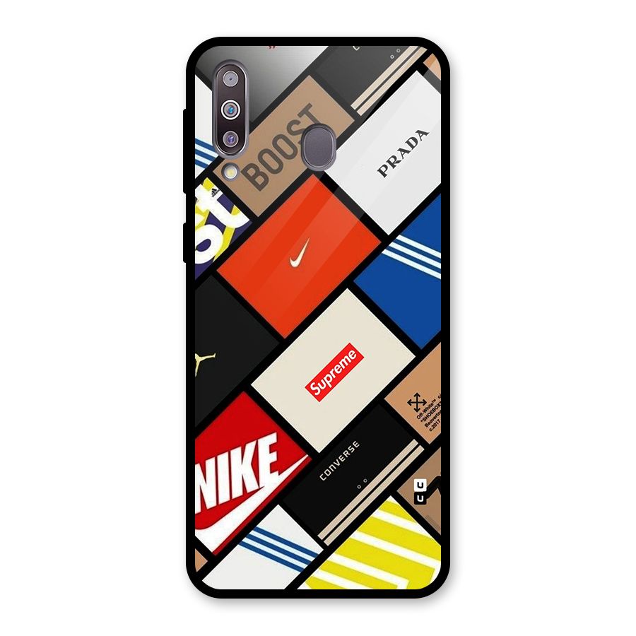 Rich Boxes Glass Back Case for Galaxy M30