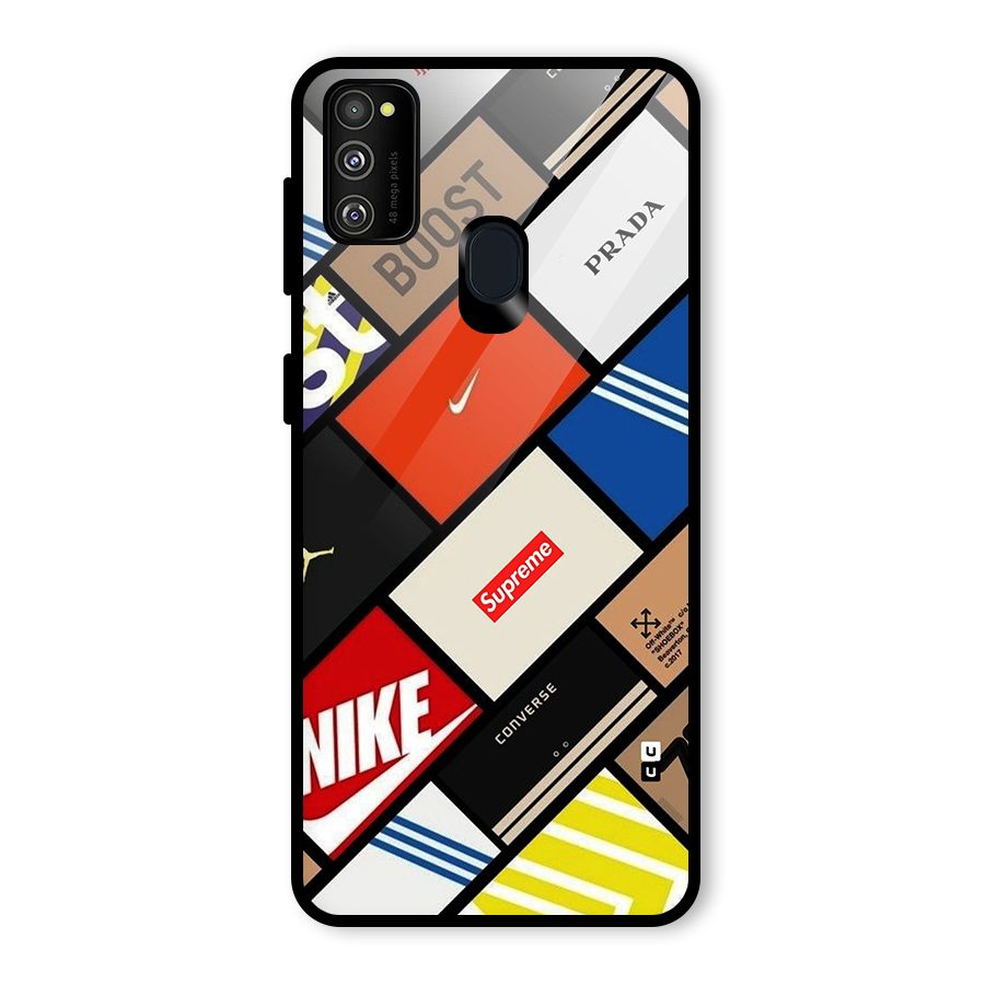 Rich Boxes Glass Back Case for Galaxy M30s
