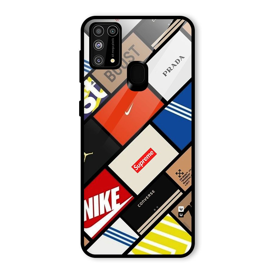 Rich Boxes Glass Back Case for Galaxy M31