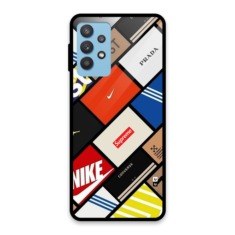 Rich Boxes Glass Back Case for Galaxy M32 5G