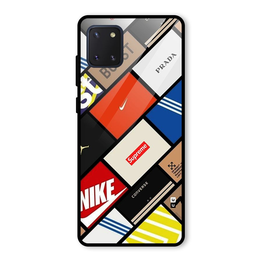 Rich Boxes Glass Back Case for Galaxy Note 10 Lite