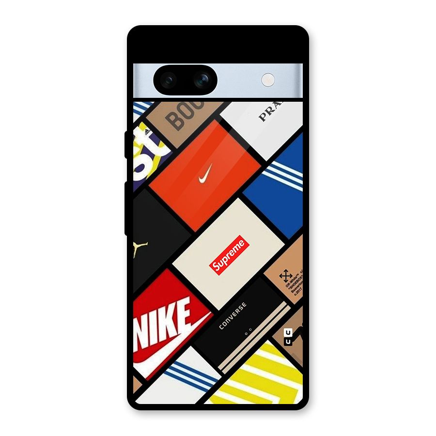 Rich Boxes Glass Back Case for Google Pixel 7a