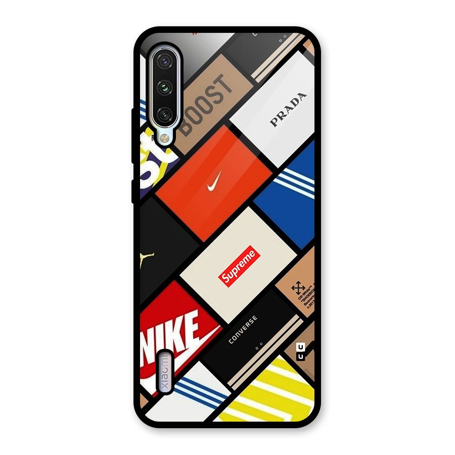 Rich Boxes Glass Back Case for Mi A3