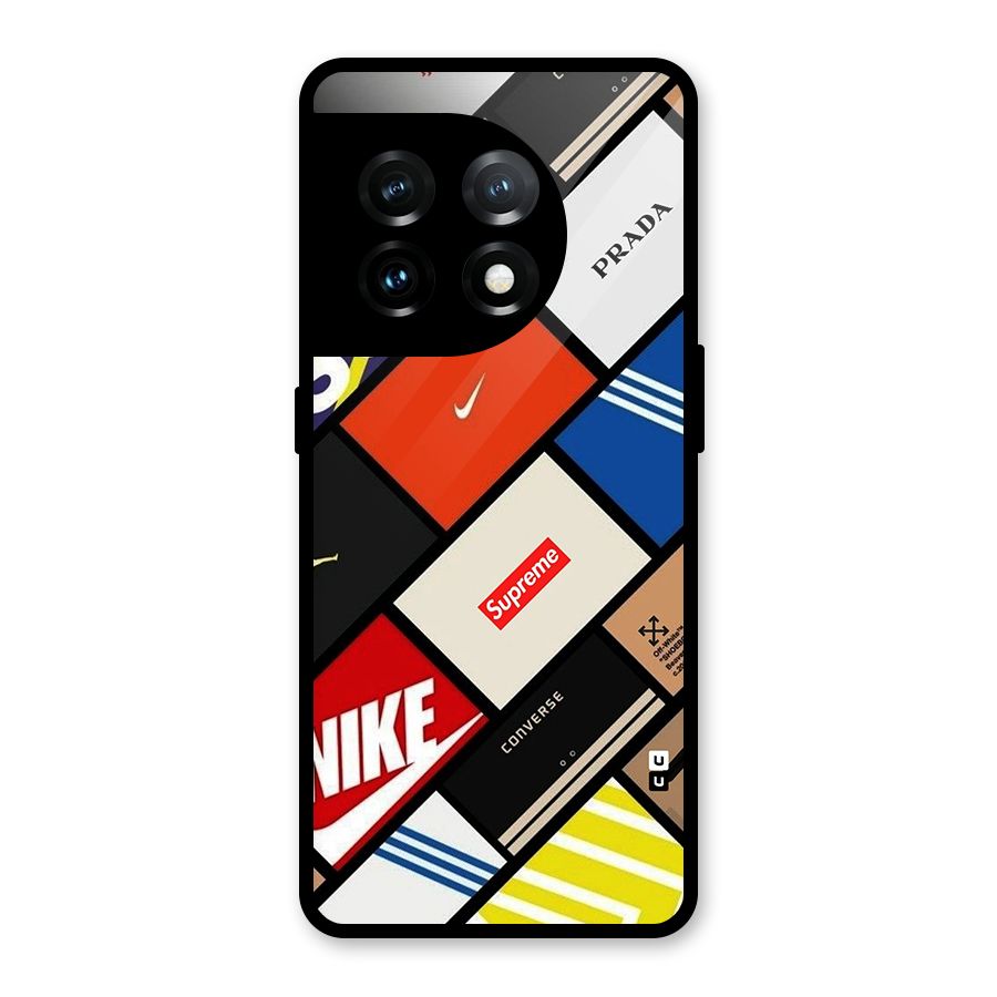 Rich Boxes Glass Back Case for OnePlus 11