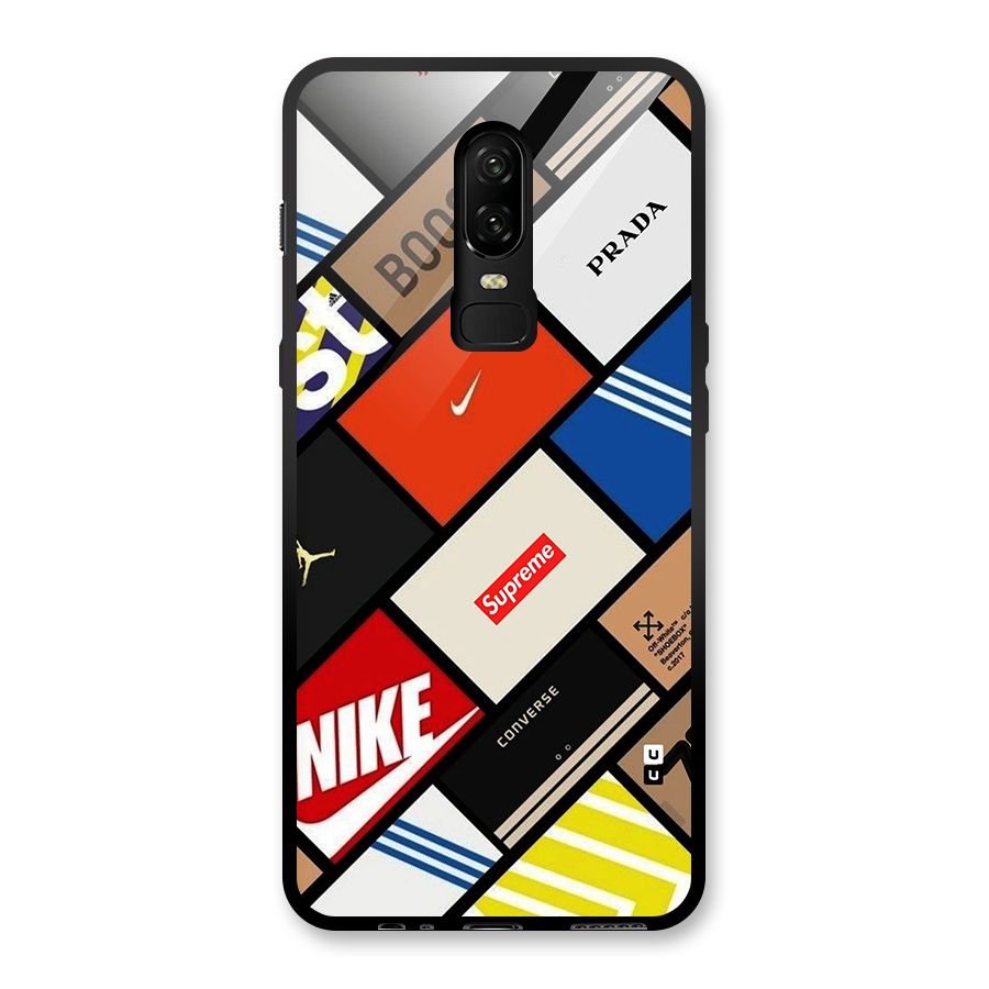 Rich Boxes Glass Back Case for OnePlus 6