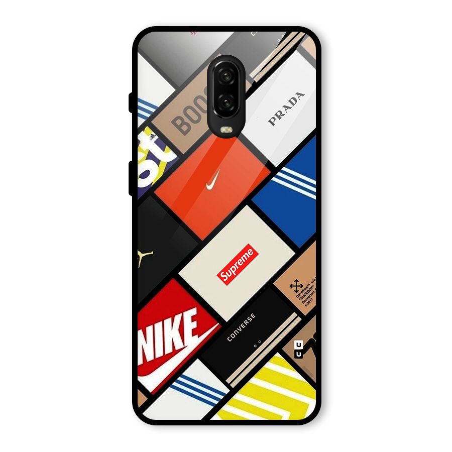 Rich Boxes Glass Back Case for OnePlus 6T