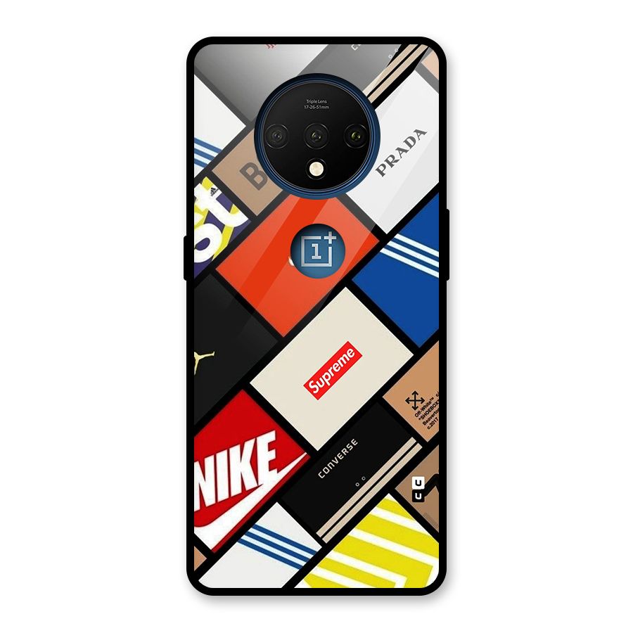 Rich Boxes Glass Back Case for OnePlus 7T
