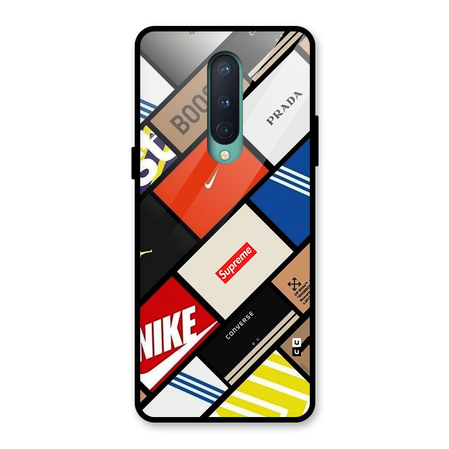 Rich Boxes Glass Back Case for OnePlus 8