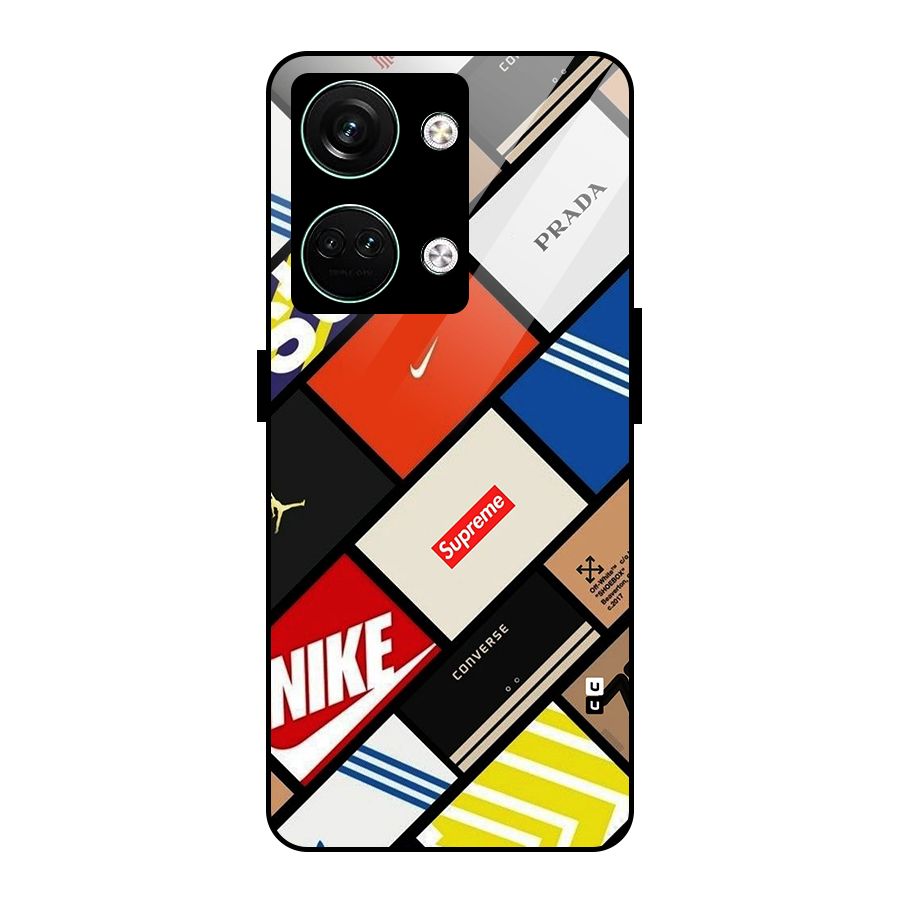 Rich Boxes Glass Back Case for Oneplus Nord 3