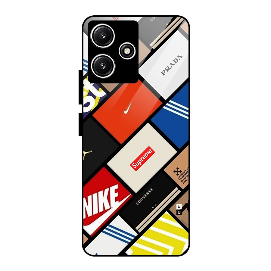 Rich Boxes Glass Back Case for Poco M6 Pro