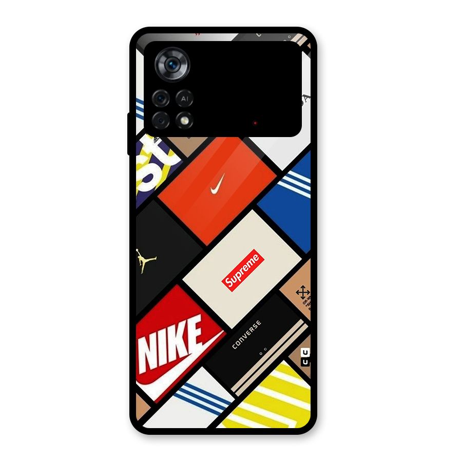 Rich Boxes Glass Back Case for Poco X4 Pro 5G