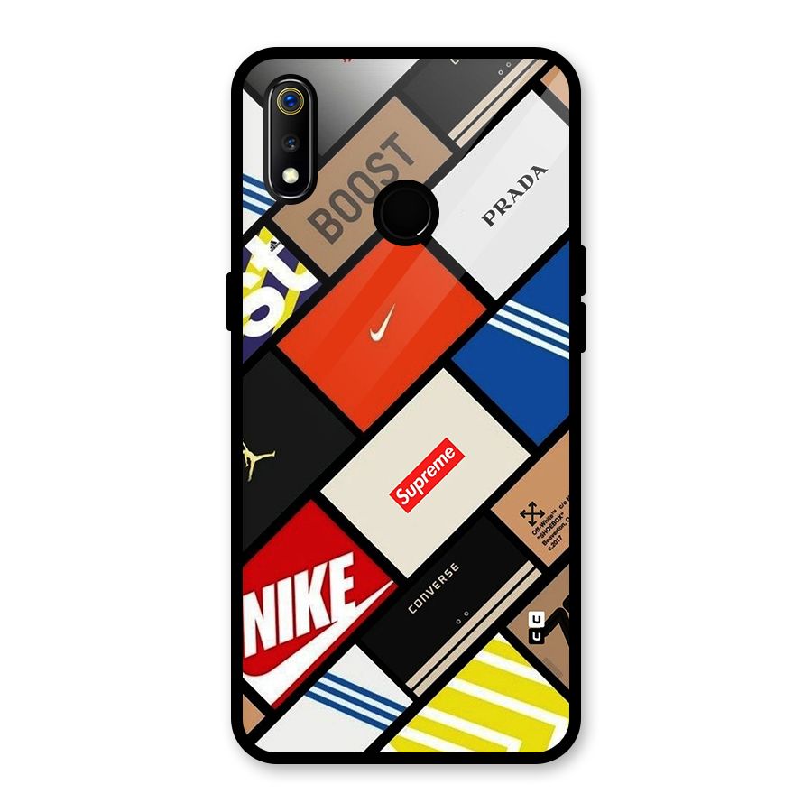 Rich Boxes Glass Back Case for Realme 3i