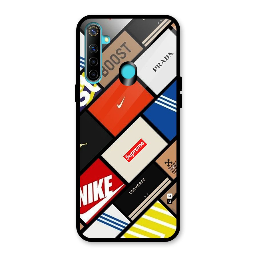 Rich Boxes Glass Back Case for Realme 5