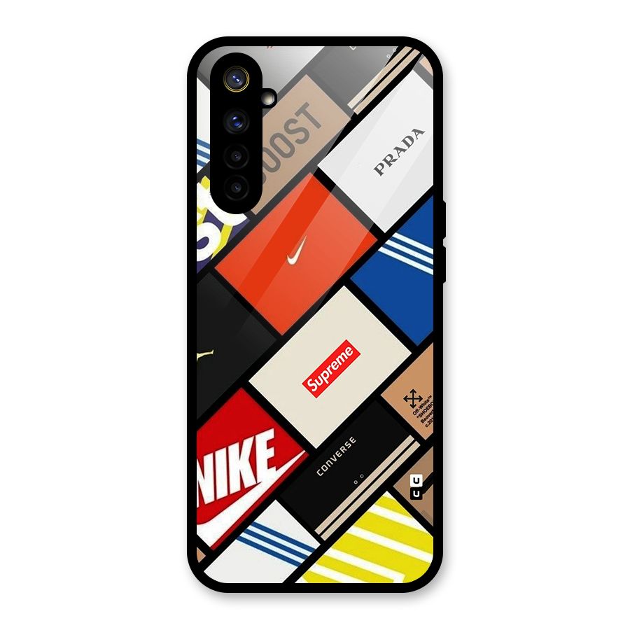 Rich Boxes Glass Back Case for Realme 6