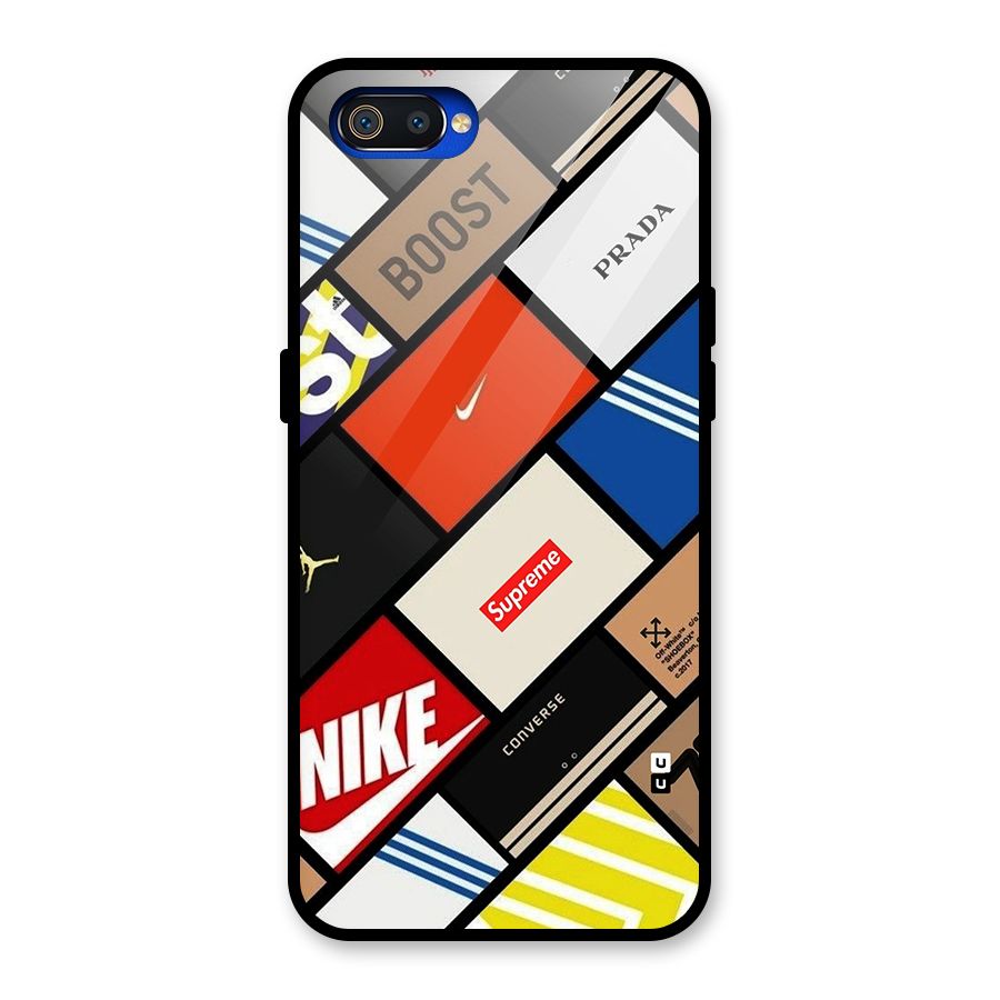 Rich Boxes Glass Back Case for Realme C2
