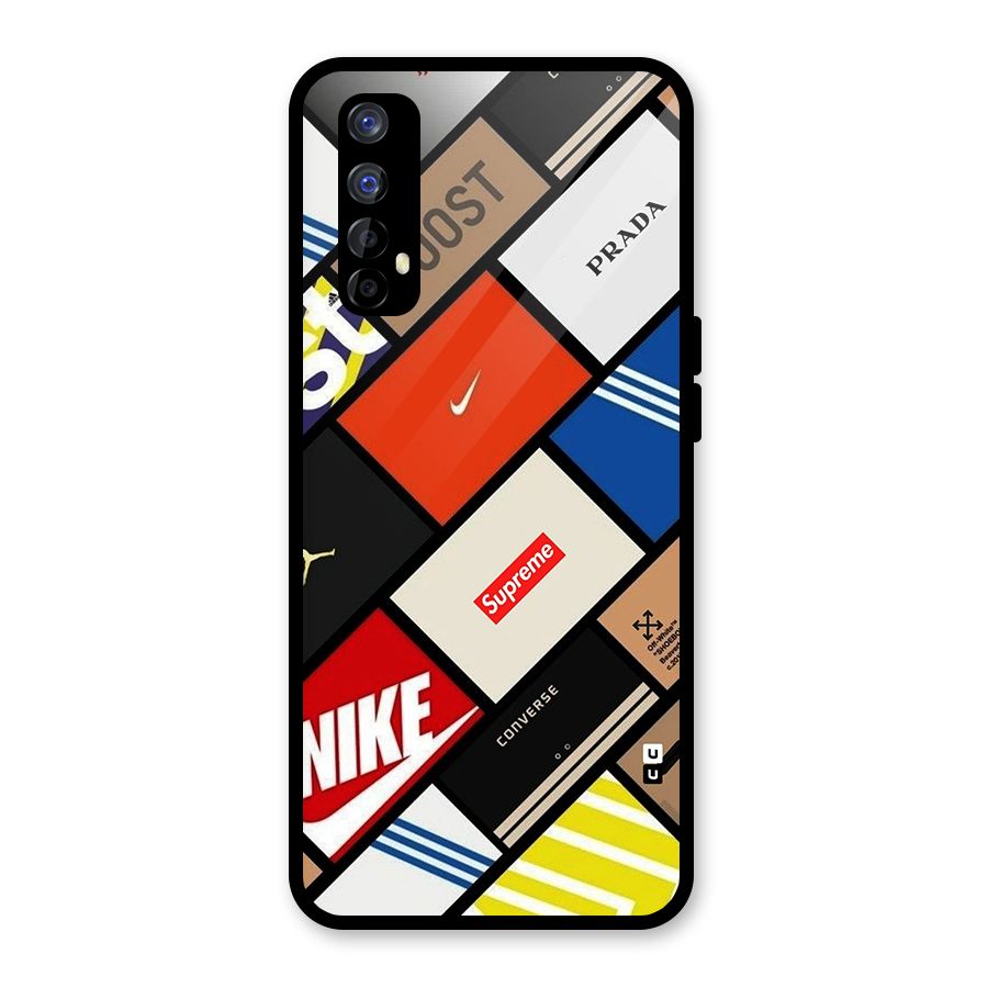 Rich Boxes Glass Back Case for Realme Narzo 20 Pro