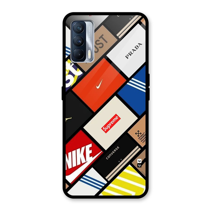 Rich Boxes Glass Back Case for Realme X7