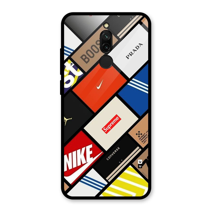 Rich Boxes Glass Back Case for Redmi 8
