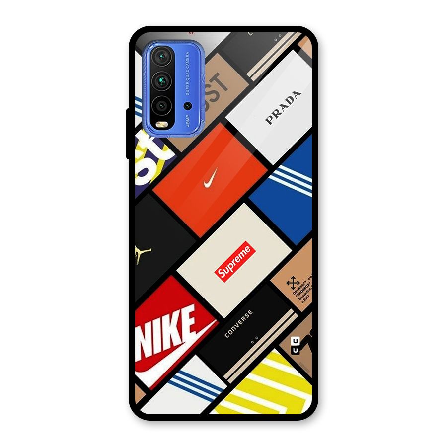 Rich Boxes Glass Back Case for Redmi 9 Power
