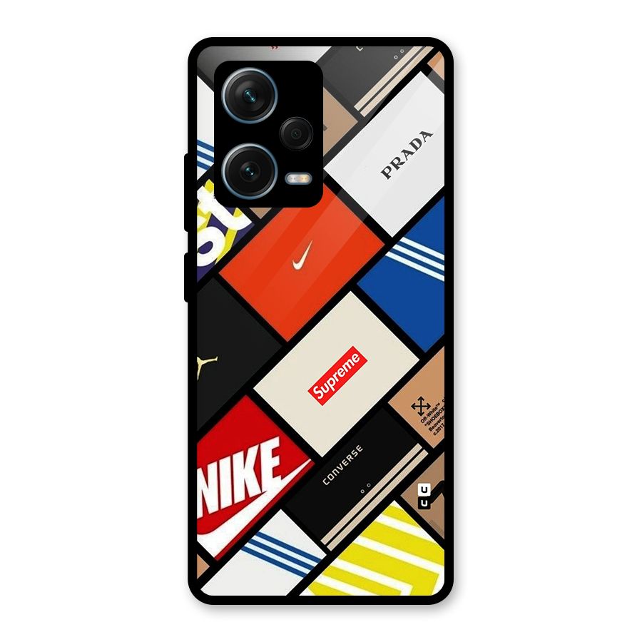 Rich Boxes Glass Back Case for Redmi Note 12 Pro Plus 5G