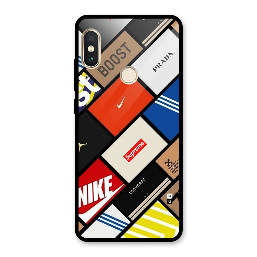 Rich Boxes Glass Back Case for Redmi Note 5 Pro