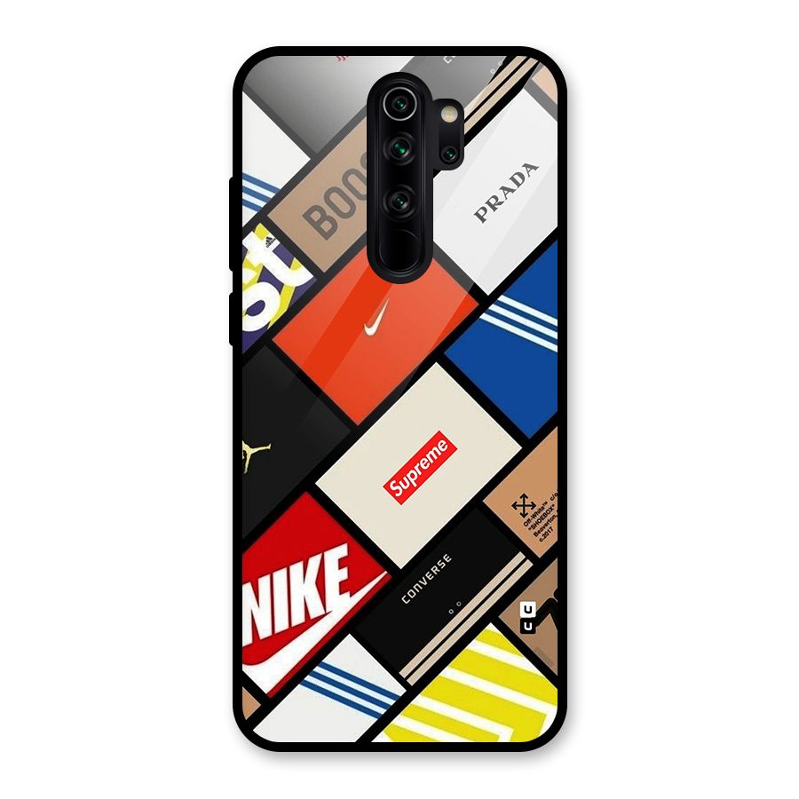 Rich Boxes Glass Back Case for Redmi Note 8 Pro