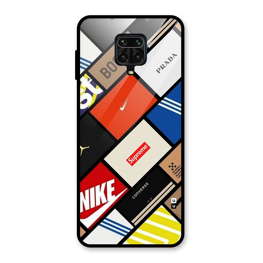 Rich Boxes Glass Back Case for Redmi Note 9 Pro
