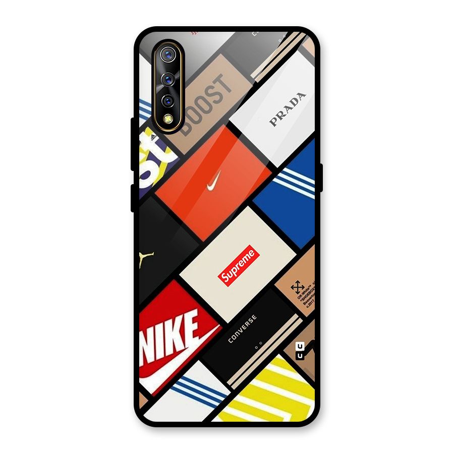 Rich Boxes Glass Back Case for Vivo S1