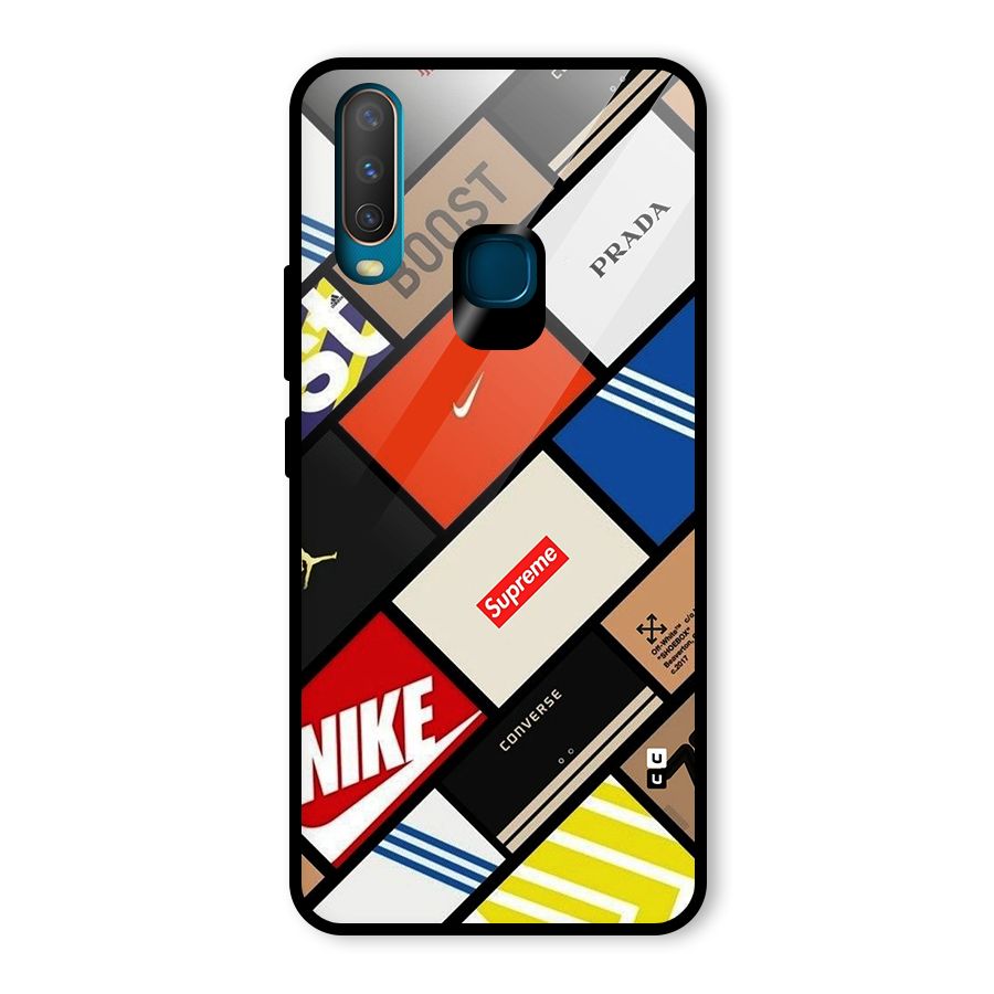 Rich Boxes Glass Back Case for Vivo U10